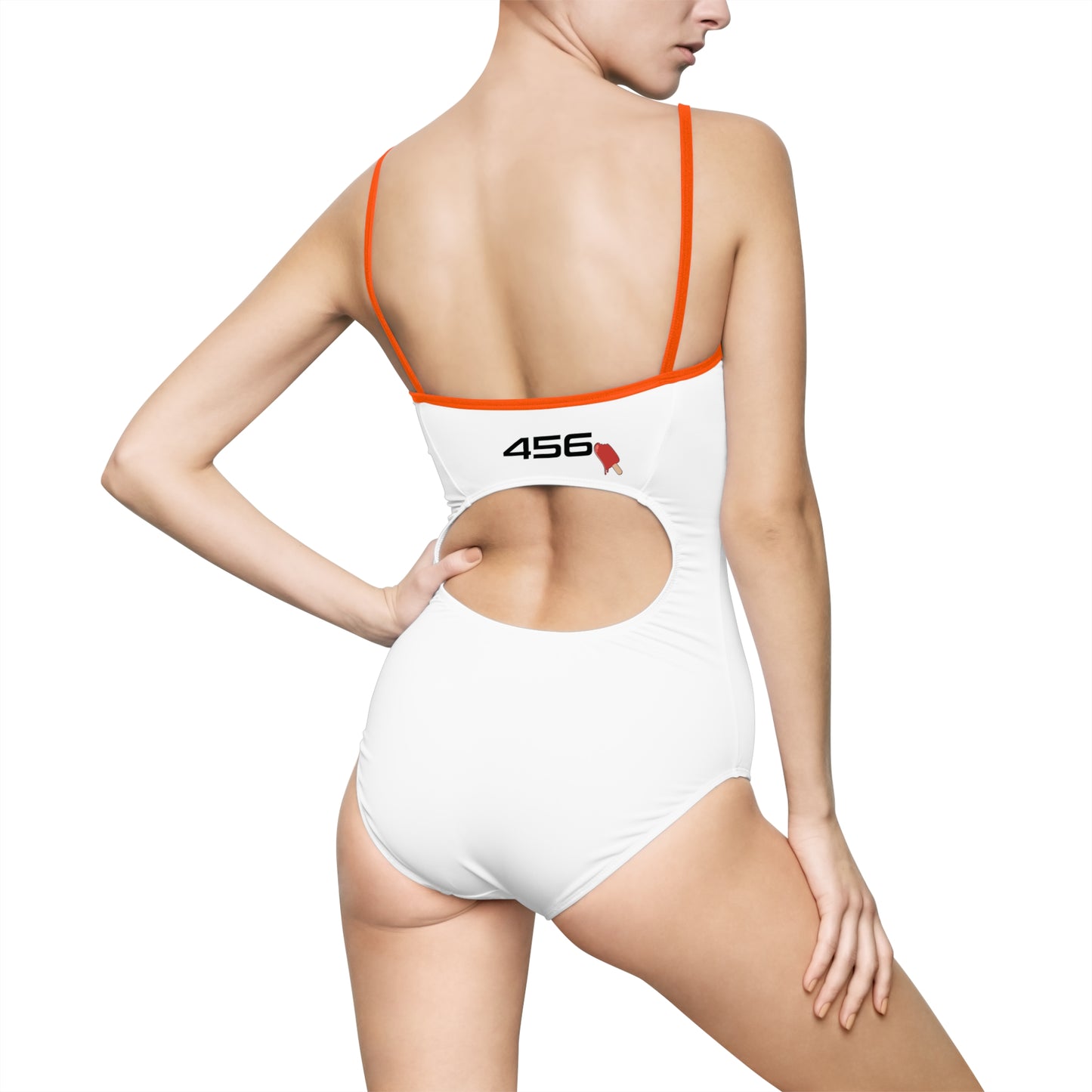 456 Drip Pop - One-Piece Strap Swimsuit