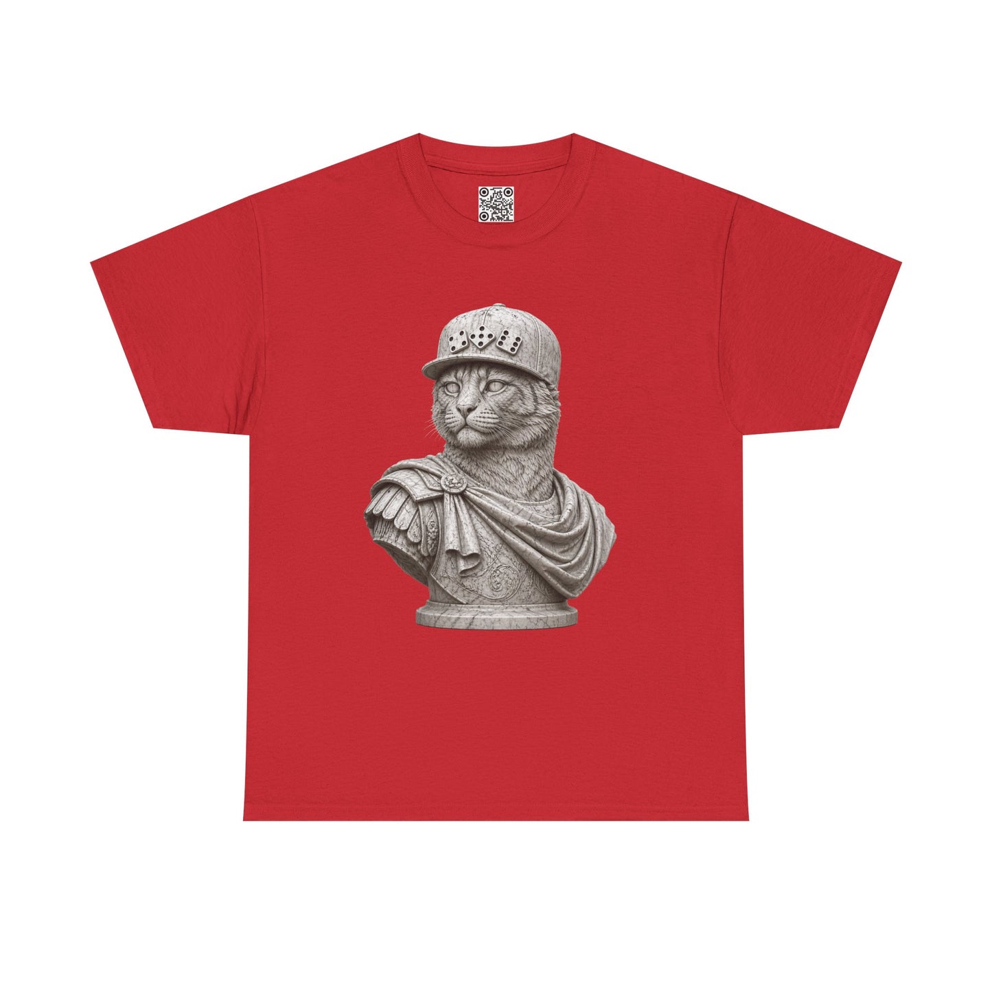 El Tigre Imperium Marble Bust — Classic T-Shirt — Roman Statue Cat Graphic Tee | 456 Headcrack
