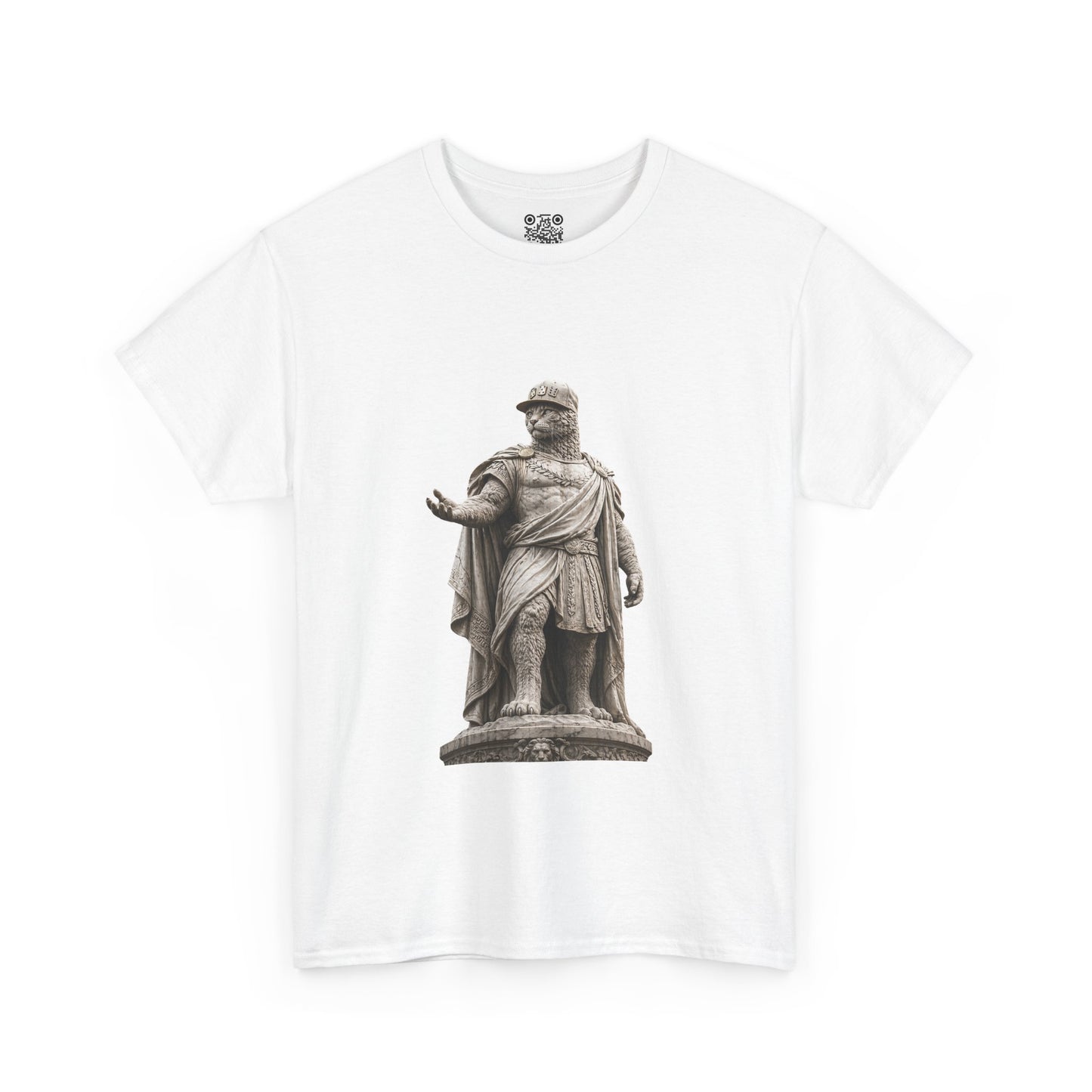 El Tigre Imperium Sovereign T-Shirt — Roman Marble Ruler Cat Graphic | 456 Headcrack