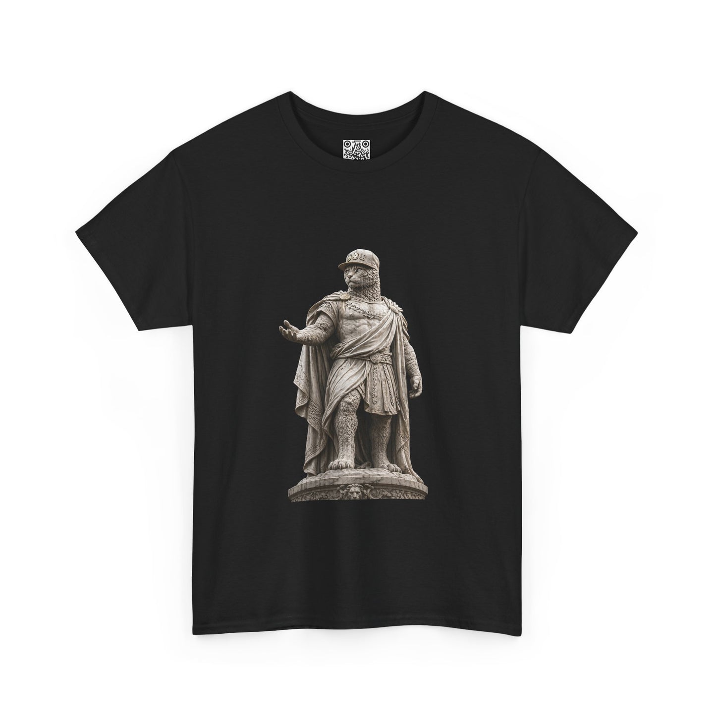 El Tigre Imperium Sovereign T-Shirt — Roman Marble Ruler Cat Graphic | 456 Headcrack