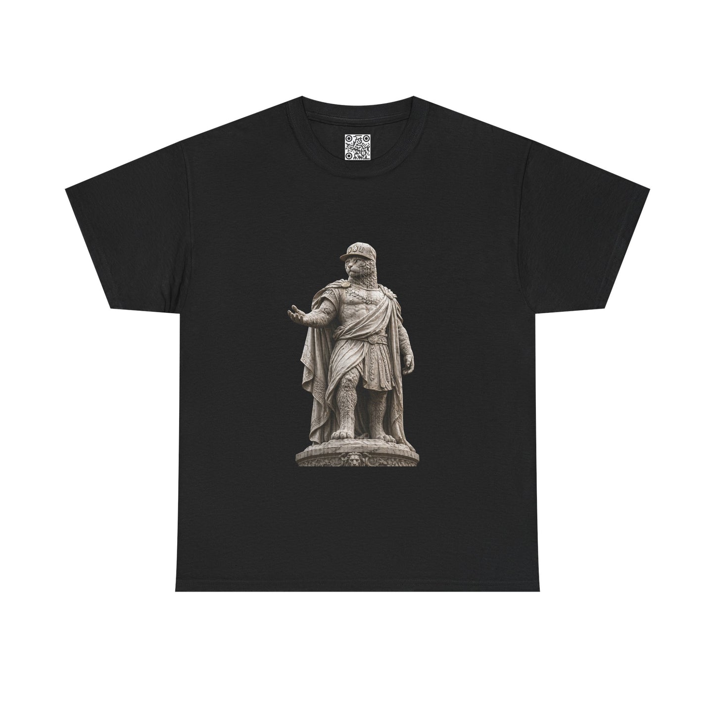 El Tigre Imperium Sovereign T-Shirt — Roman Marble Ruler Cat Graphic | 456 Headcrack