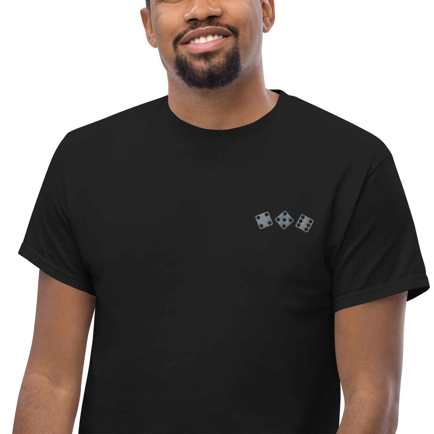 456 DICED OUT - ORIGINAL T-SHIRT BLACK EMB GREY